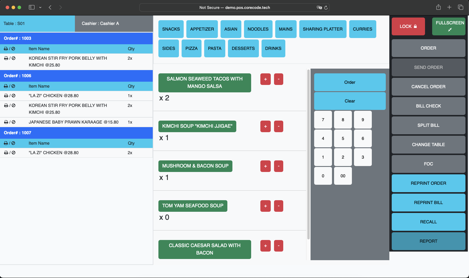 POS System developed by Core Code